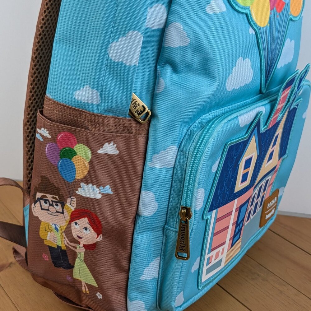NWT Loungefly Disney Pixar UP Balloon House Canvas Backpack - Picture 5 of 5